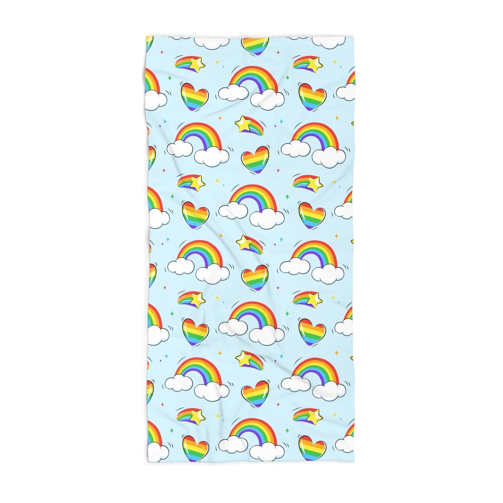 Little Rainbows Beach Towel - Home Decor - The Lucky Wombat