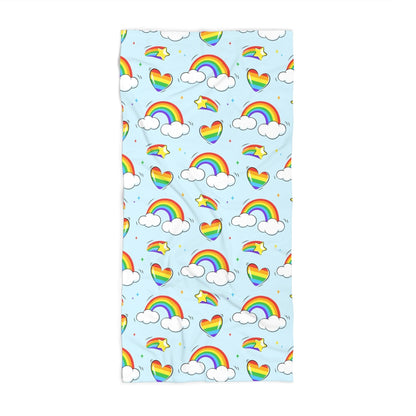 Little Rainbows Beach Towel - Home Decor - The Lucky Wombat