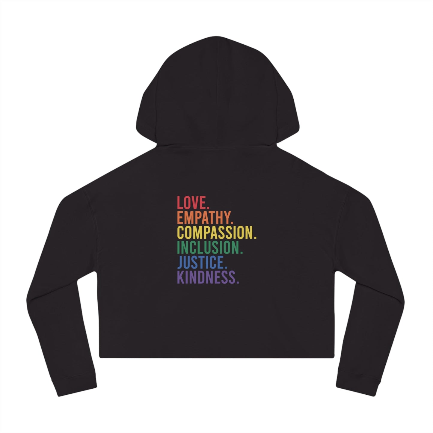 Love Empathy Cropped Hoodie - Hoodie - The Lucky Wombat