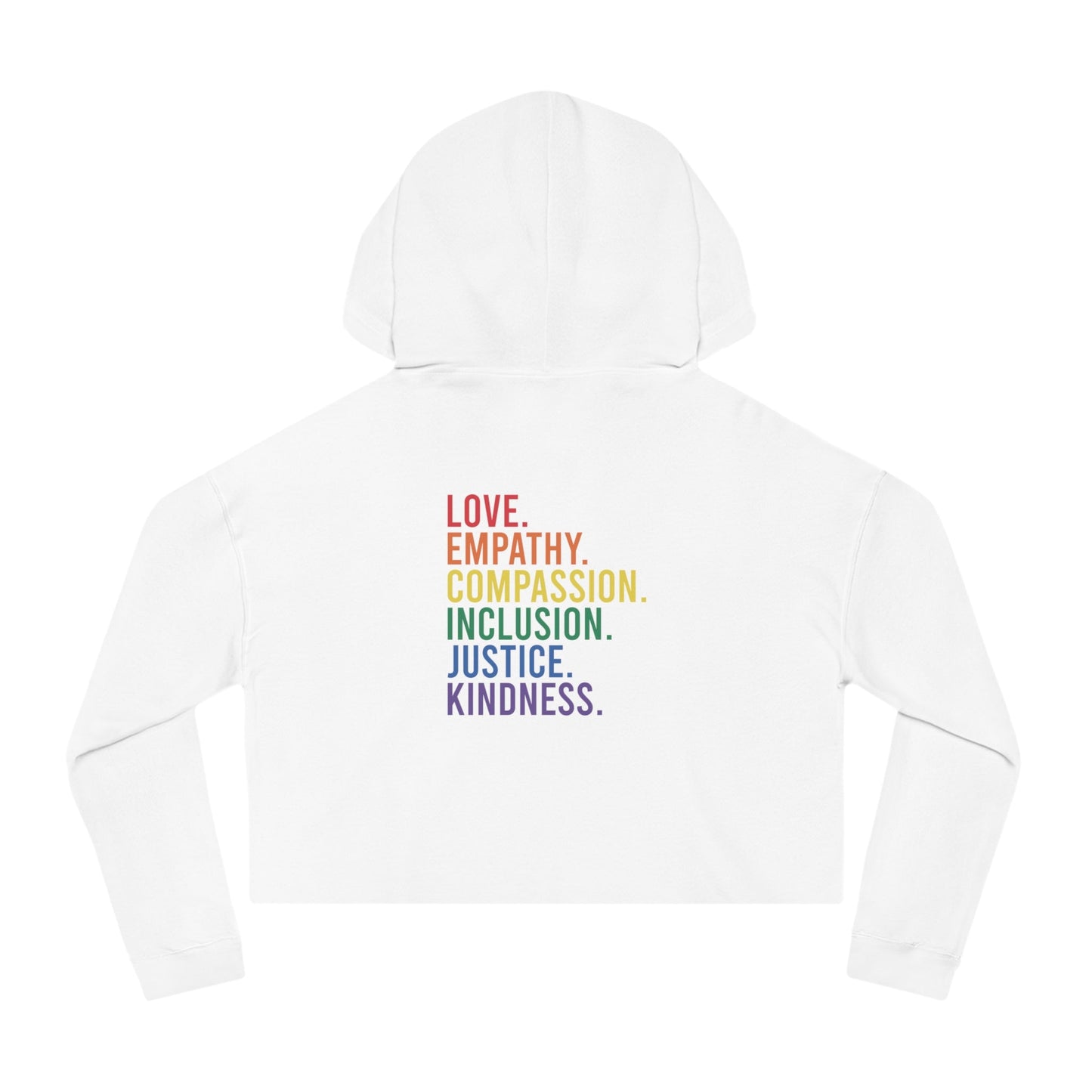 Love Empathy Cropped Hoodie - Hoodie - The Lucky Wombat