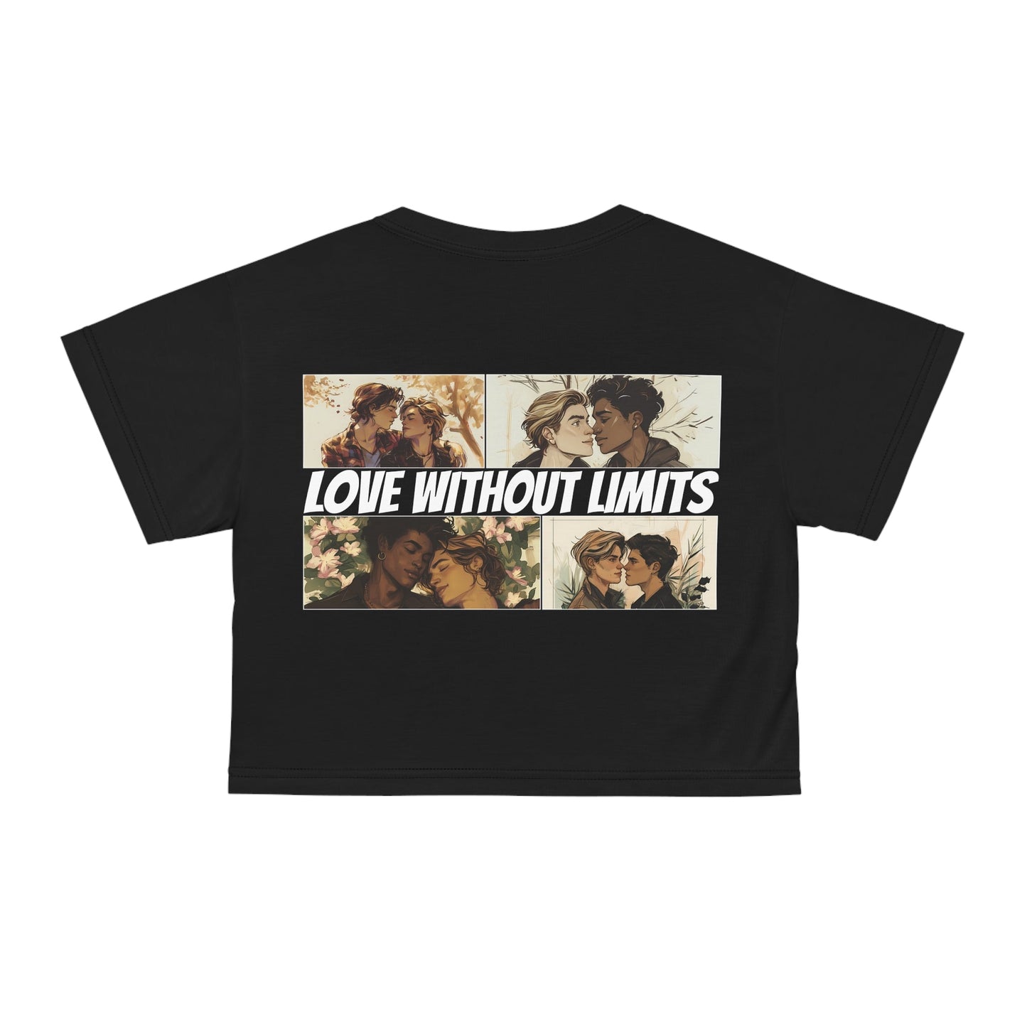 Love Without Limits - Boys - Crop Top - All Over Prints - The Lucky Wombat