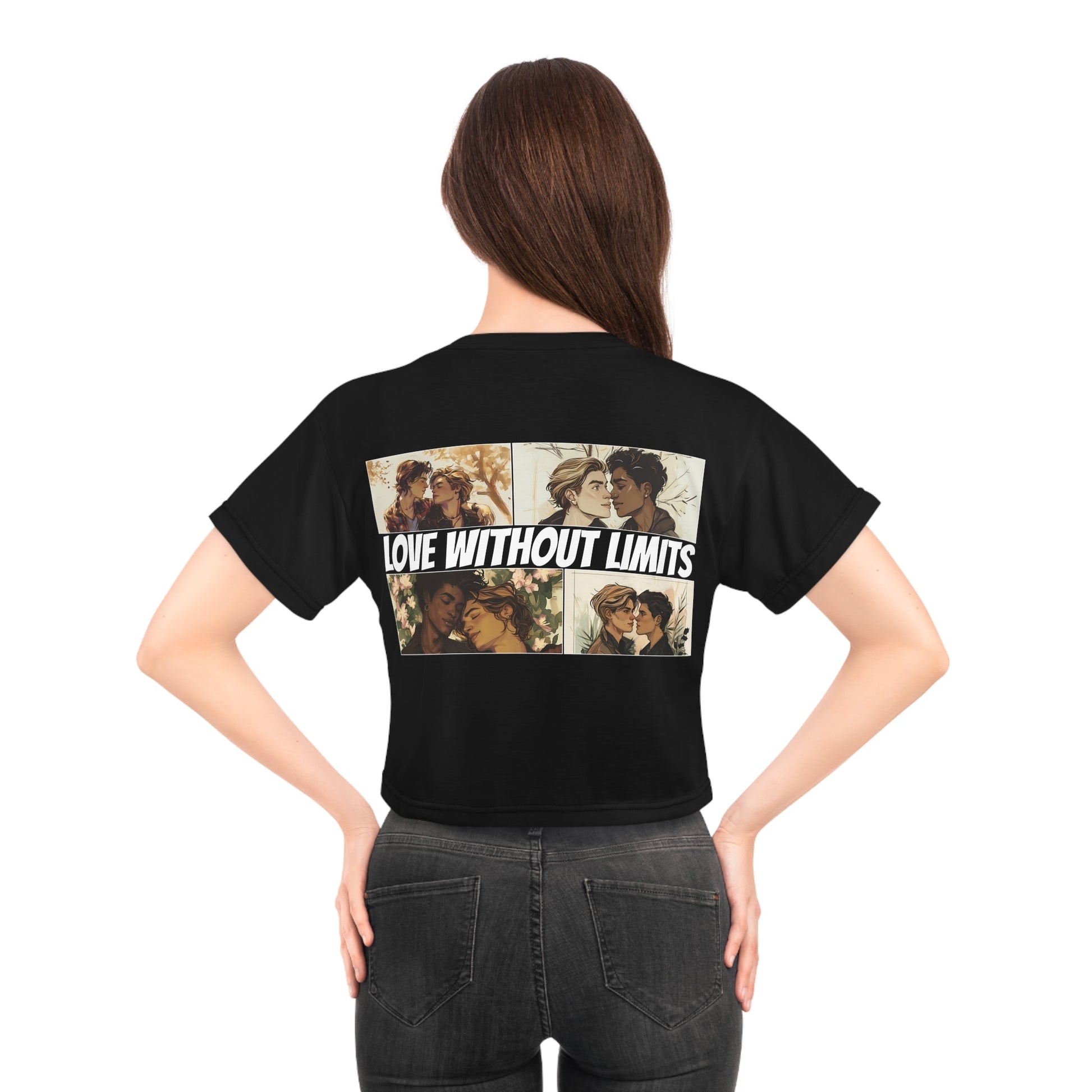 Love Without Limits - Boys - Crop Top - All Over Prints - The Lucky Wombat