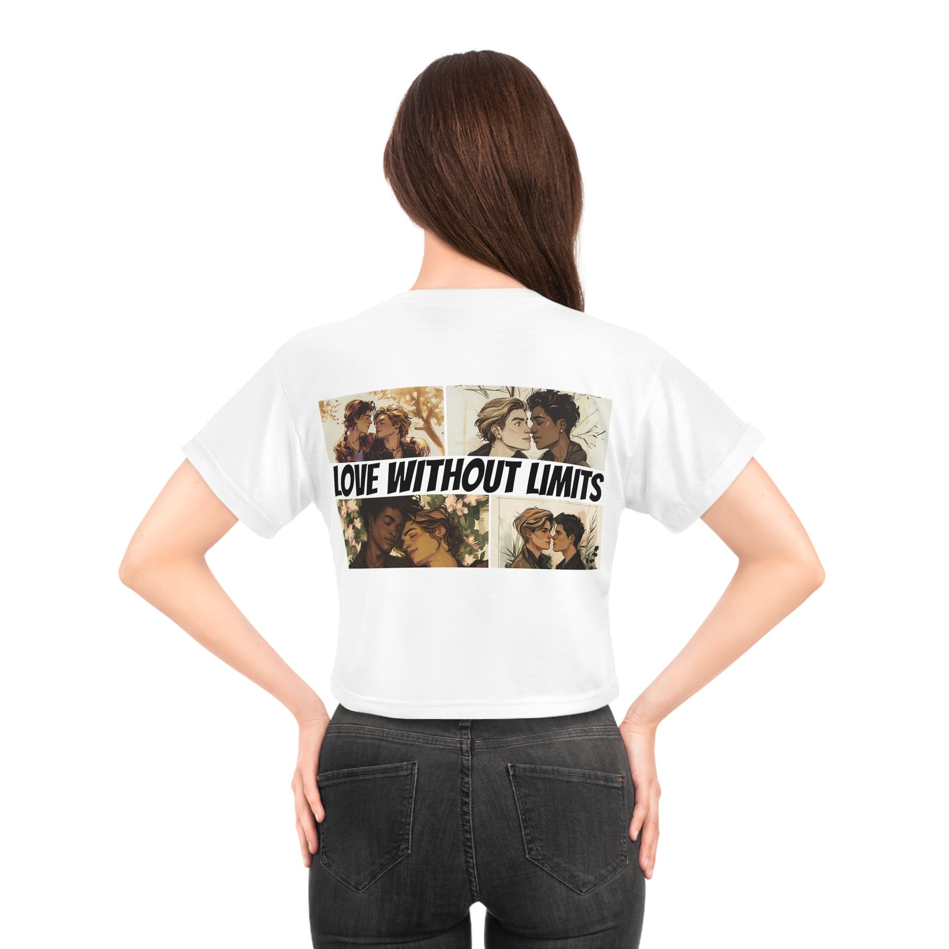 Love Without Limits - Boys - Crop Top - All Over Prints - The Lucky Wombat