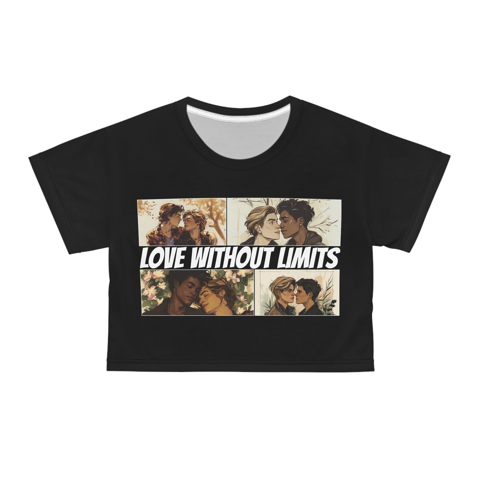 Love Without Limits - Boys - Crop Top - All Over Prints - The Lucky Wombat