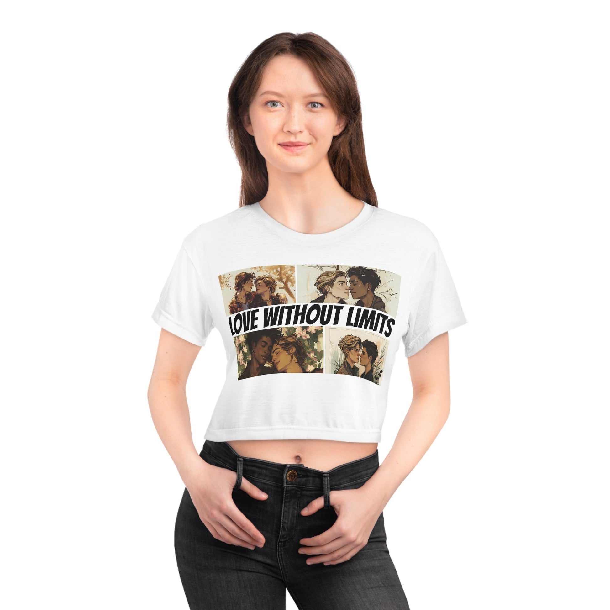 Love Without Limits - Boys - Crop Top - All Over Prints - The Lucky Wombat