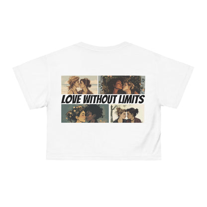 Love Without Limits - Girls - Crop Top - All Over Prints - The Lucky Wombat