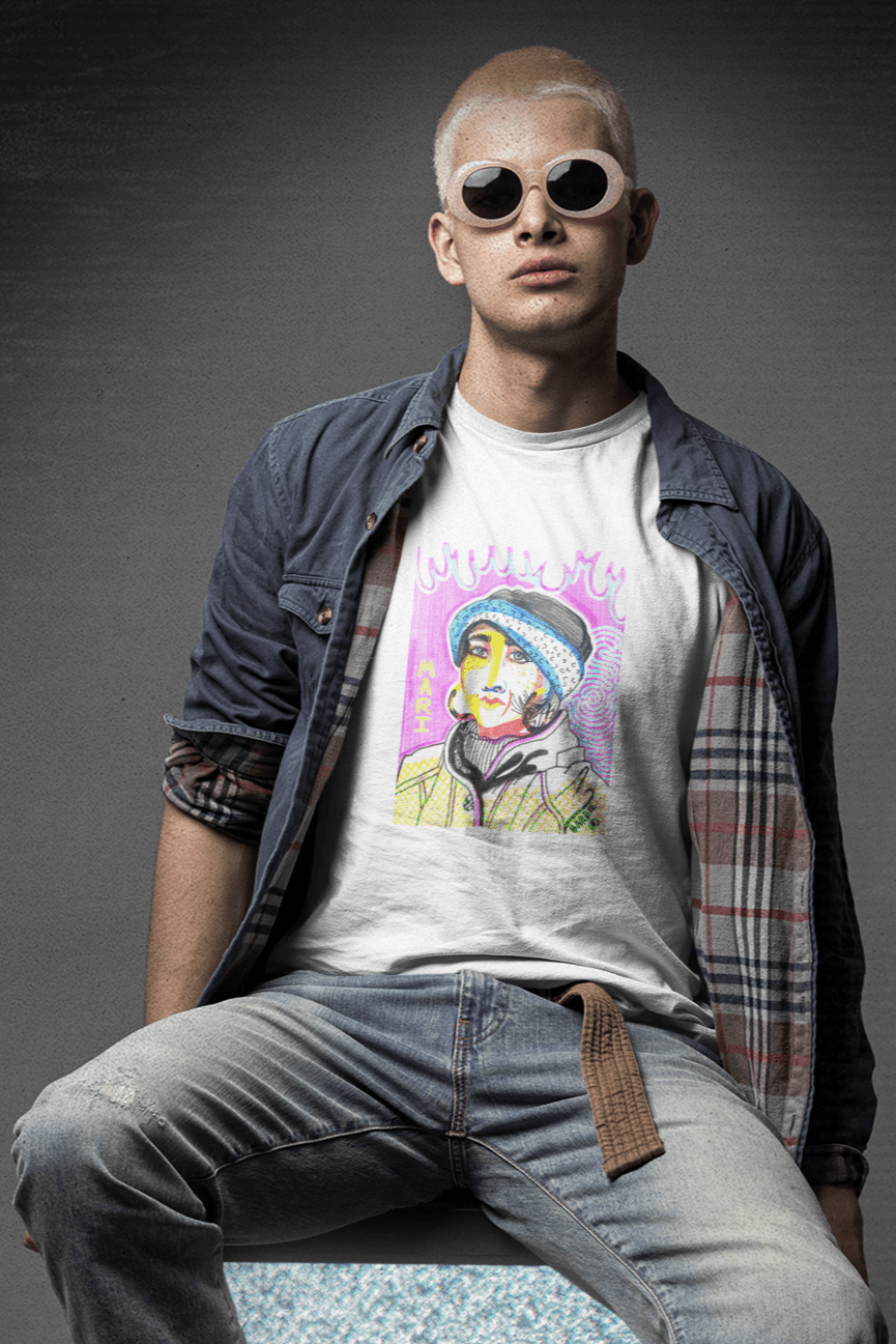 Mari Portrait Tee | Remi Barbie Collection - T-Shirt - The Lucky Wombat