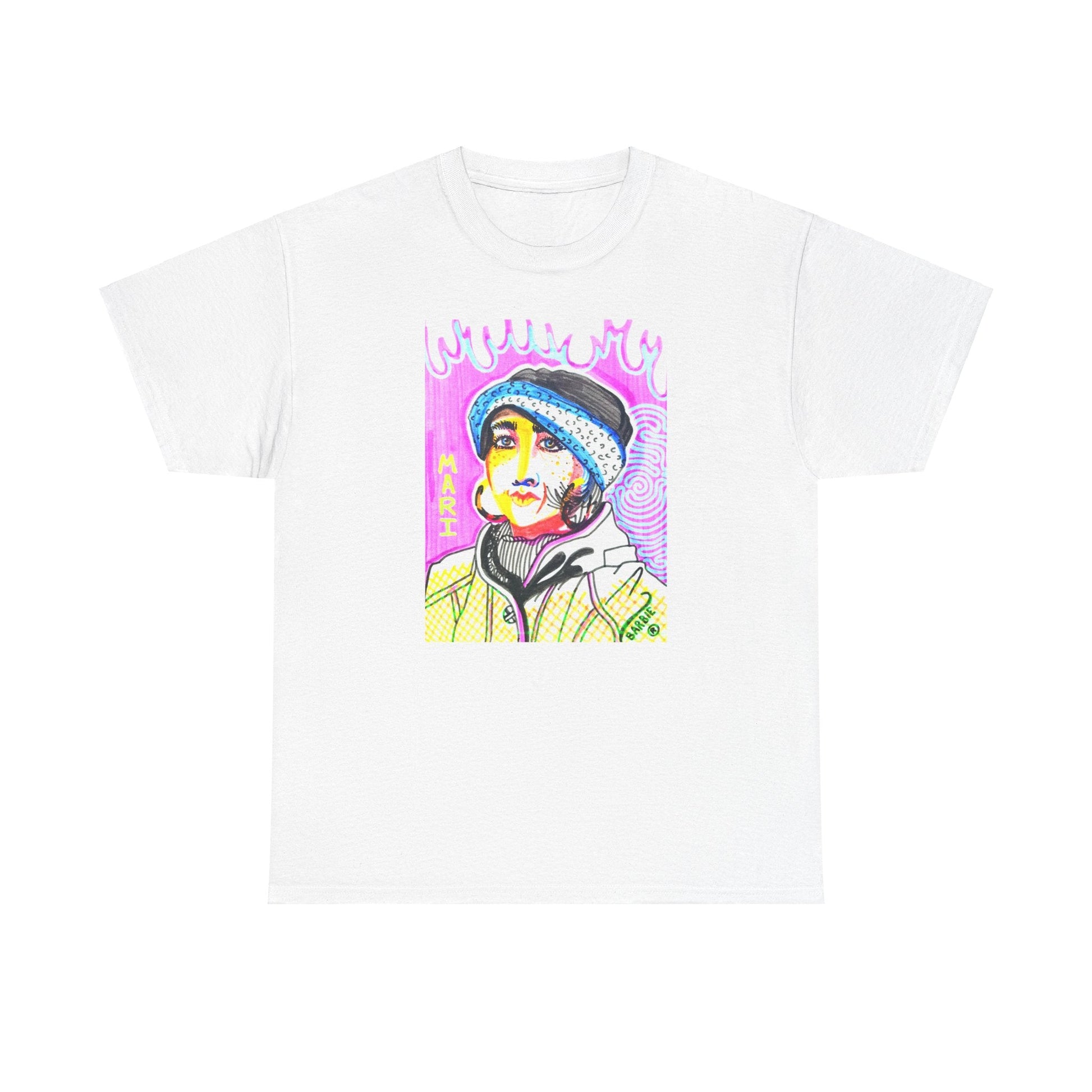 Mari Portrait Tee | Remi Barbie Collection - T-Shirt - The Lucky Wombat