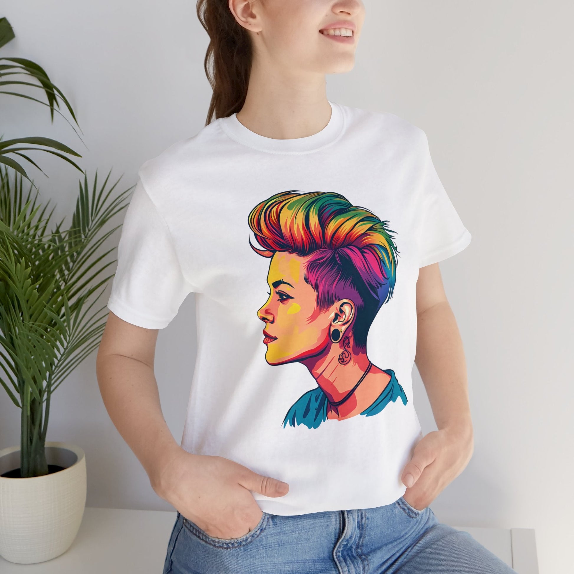 Pixie Hair - Unisex T-shirt - T-Shirt - The Lucky Wombat