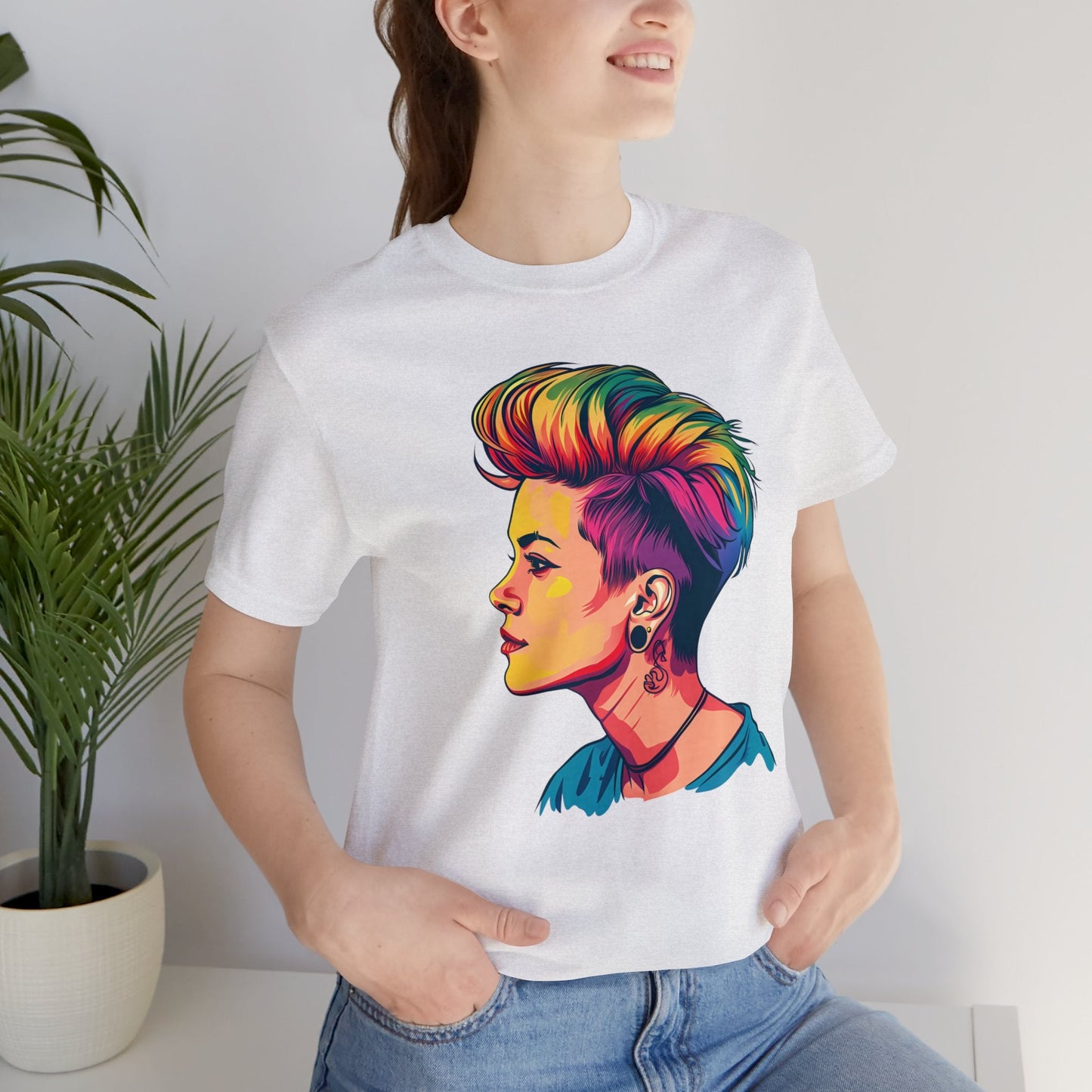 Pixie Hair - Unisex T-shirt - T-Shirt - The Lucky Wombat