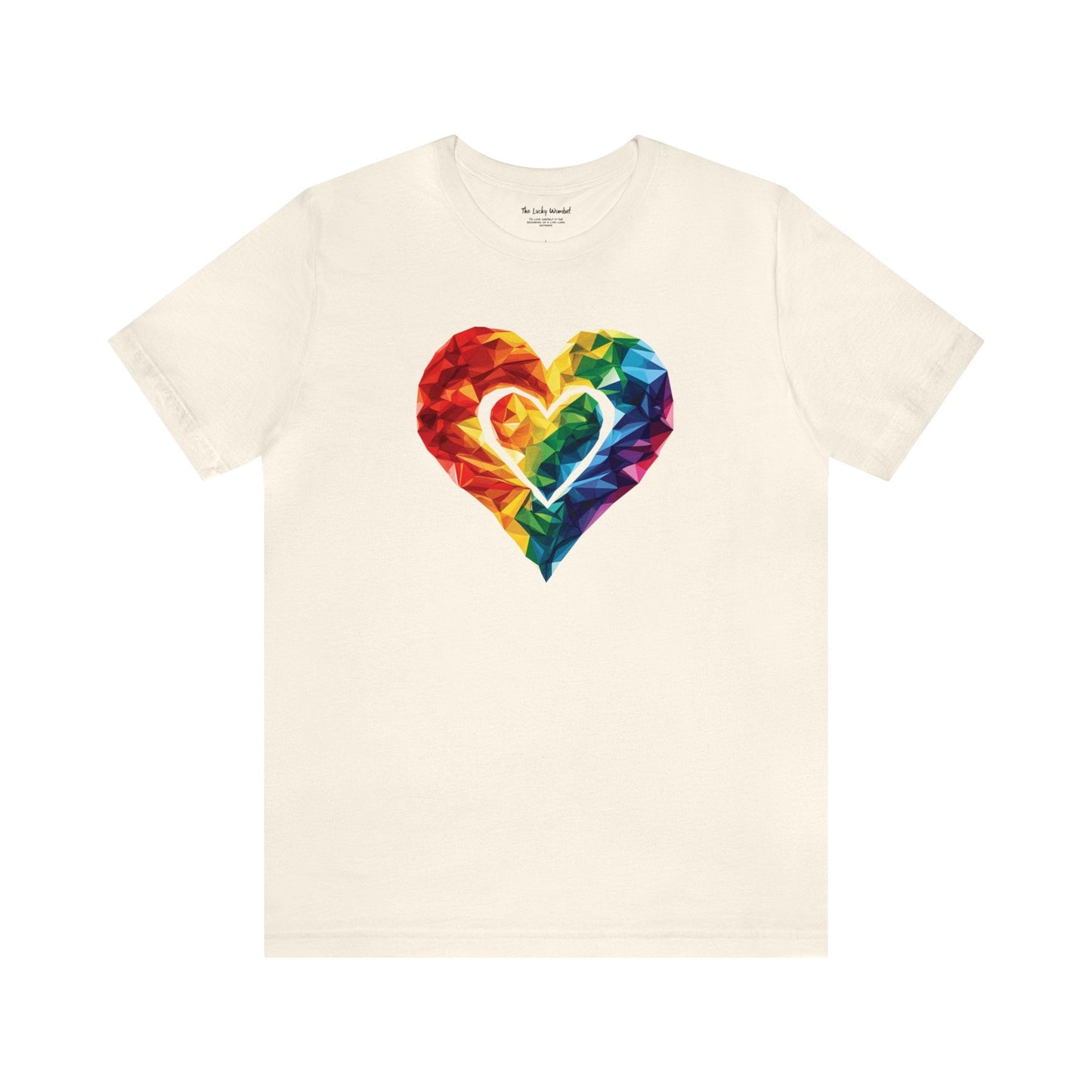 Polygon Heart - Unisex T-shirt - T-Shirt - The Lucky Wombat