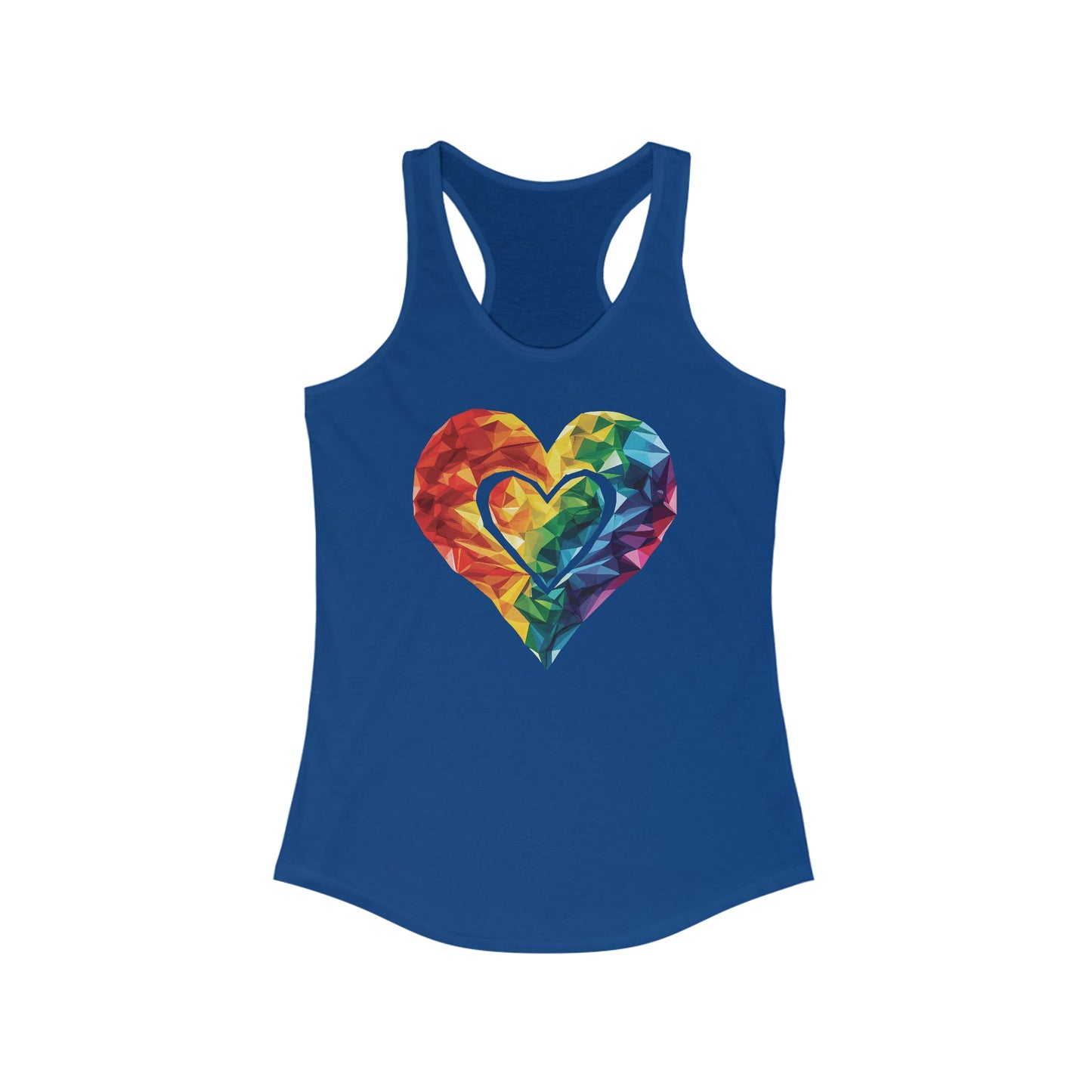 Polygonal Heart - Women's Tank Top - Tank Top - The Lucky Wombat