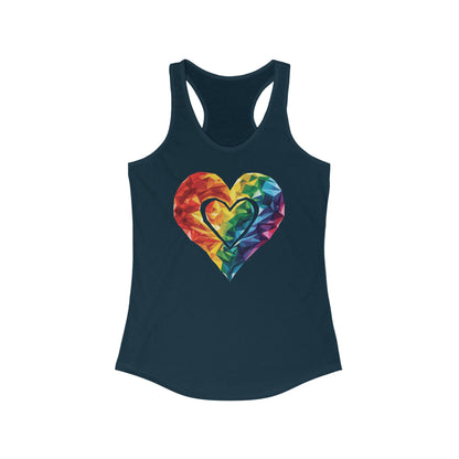 Polygonal Heart - Women's Tank Top - Tank Top - The Lucky Wombat