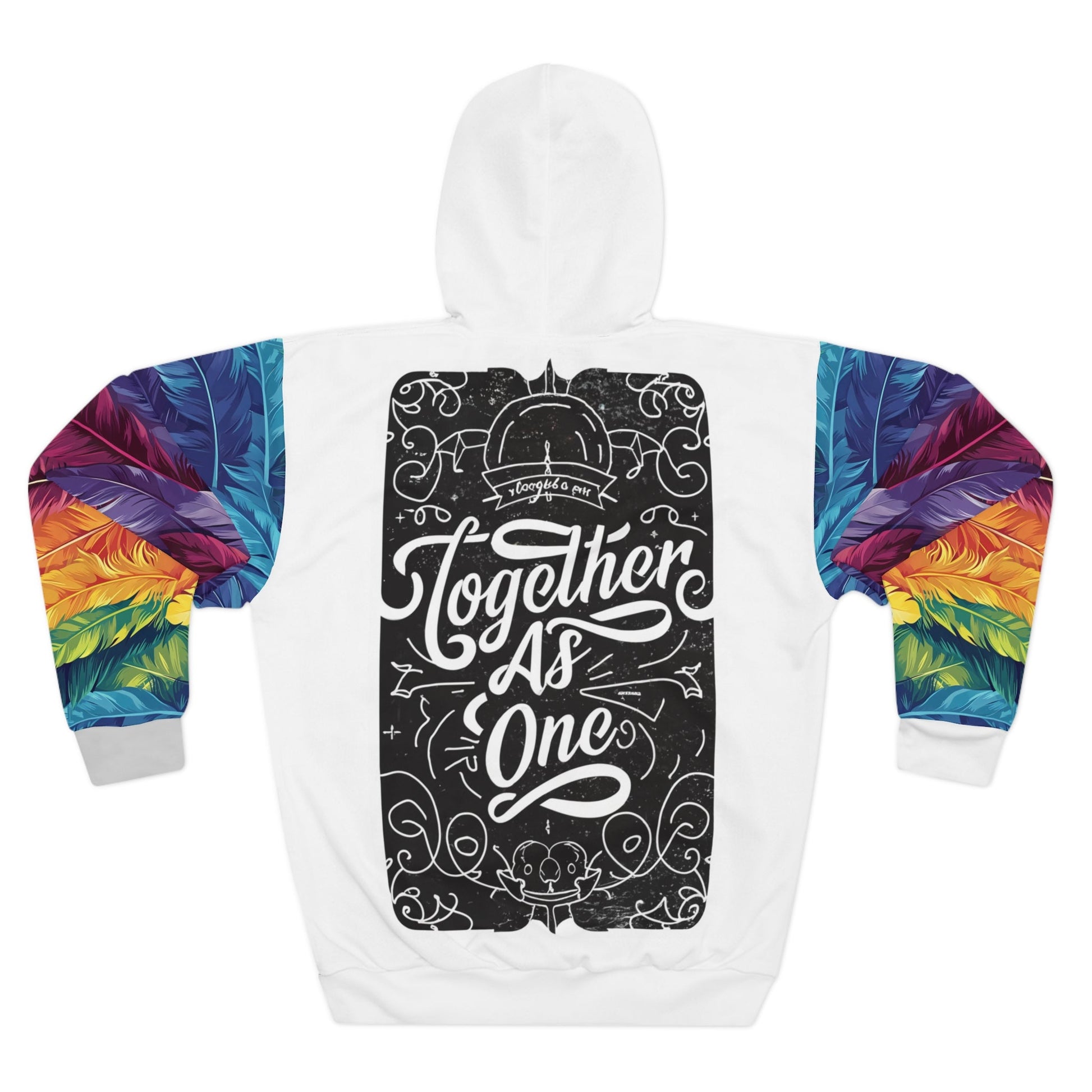 Pride - Feathers Color - Unisex Hoodie - All Over Prints - The Lucky Wombat