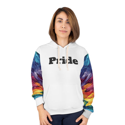 Pride - Feathers Color - Unisex Hoodie - All Over Prints - The Lucky Wombat