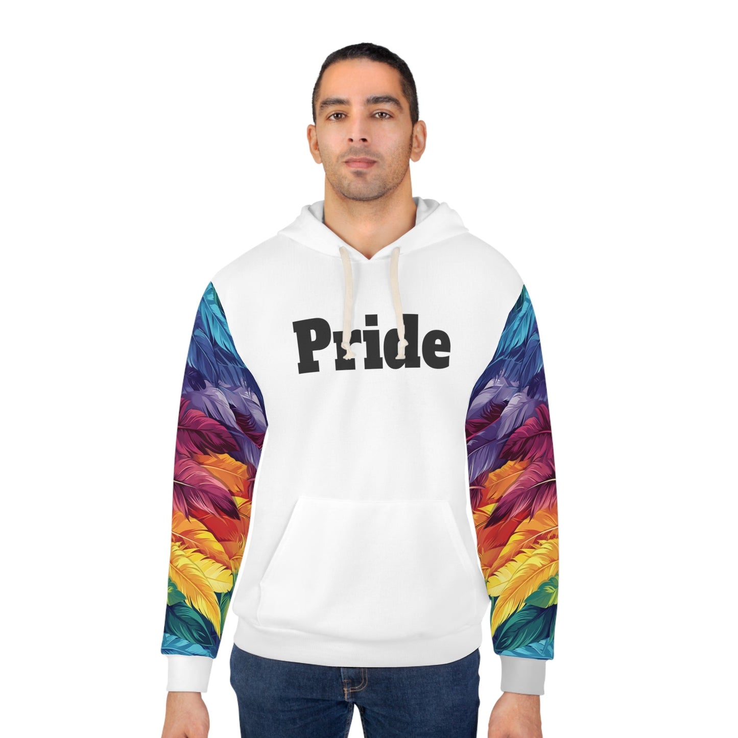 Pride - Feathers Color - Unisex Hoodie - All Over Prints - The Lucky Wombat