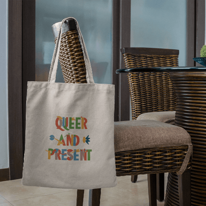 Queer and present - Tote Bag - Bags - The Lucky Wombat