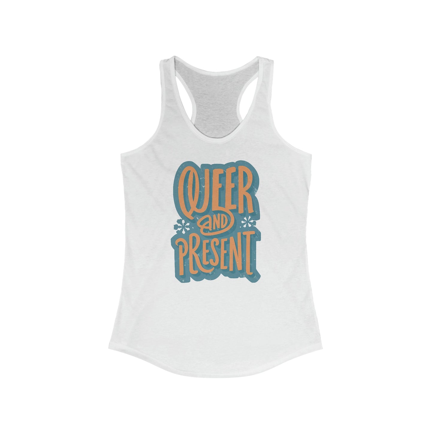 Queer and Present - Women's Tank Top - Tank Top - The Lucky Wombat