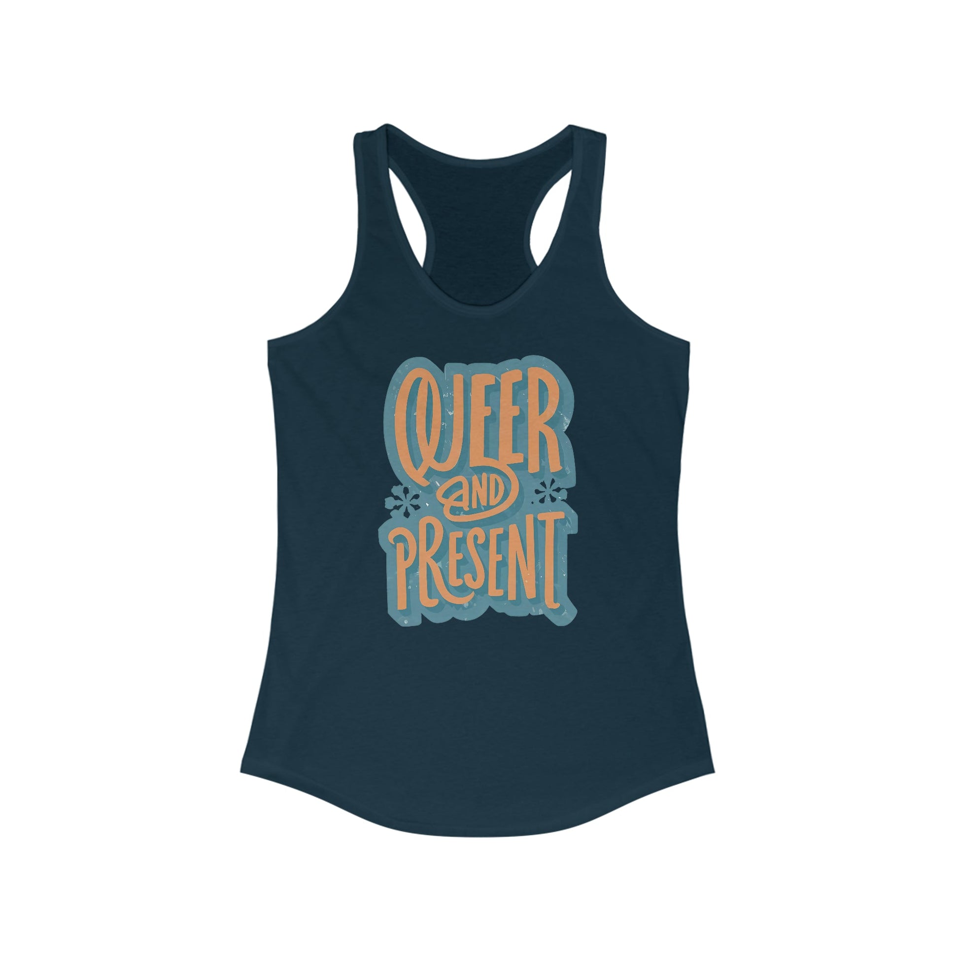 Queer and Present - Women's Tank Top - Tank Top - The Lucky Wombat