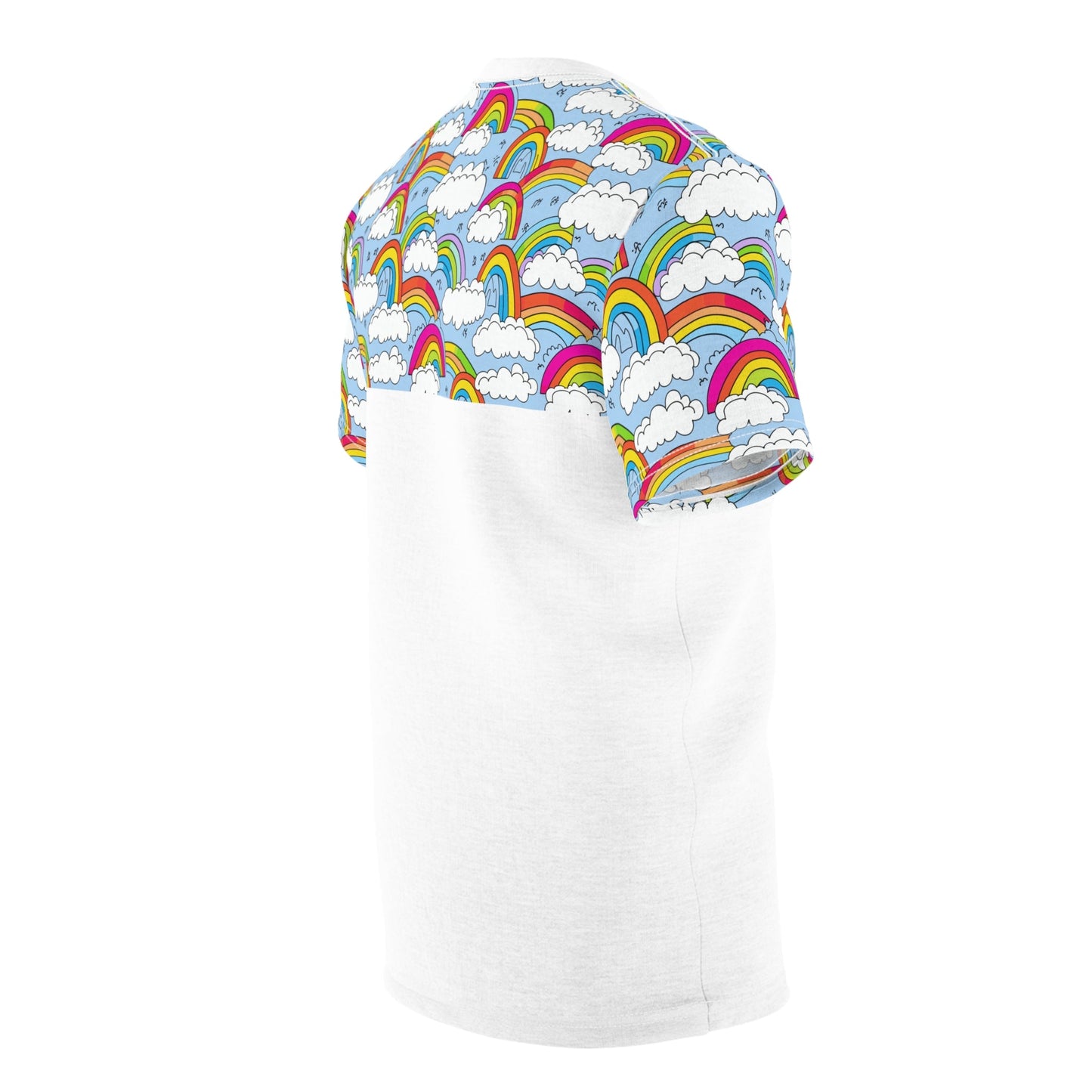 Rainbow Cloud "Kind" - Unisex T-shirt - All Over Prints - The Lucky Wombat