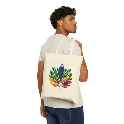 Rainbow - coloured Leaf - Tote Bag - Bags - The Lucky Wombat