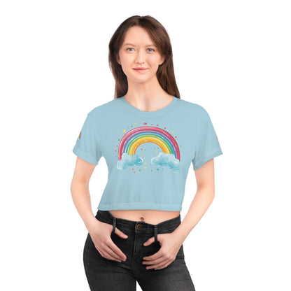 Rainbow - Crop Top - All Over Prints - The Lucky Wombat