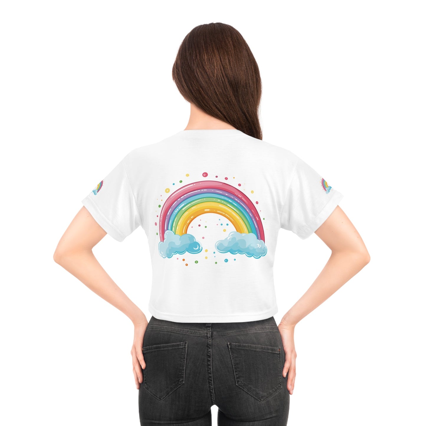 Rainbow - Crop Top - All Over Prints - The Lucky Wombat