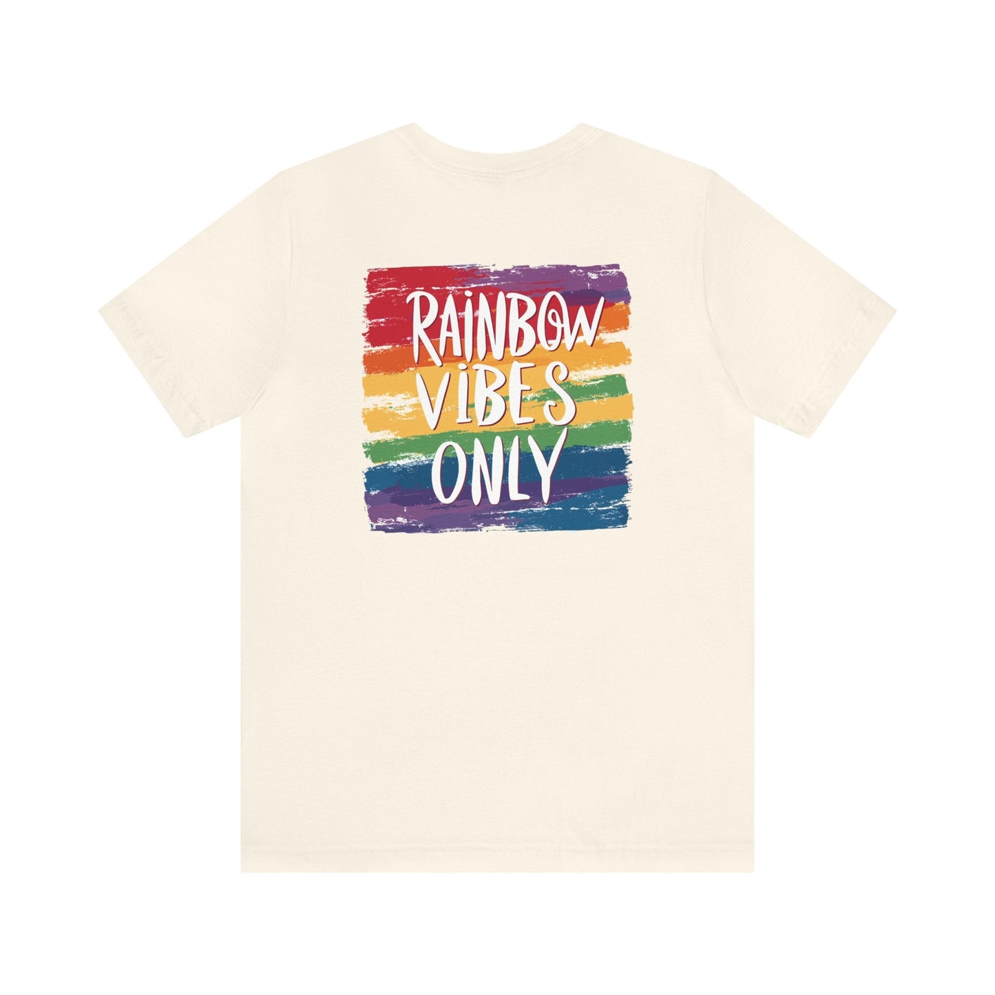 Rainbow Vibes Only - Unisex T-Shirt - T-Shirt - The Lucky Wombat