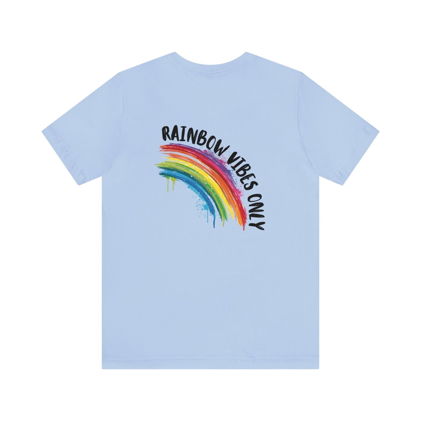 Rainbow Vibes Only - Unisex T-Shirt - T-Shirt - The Lucky Wombat