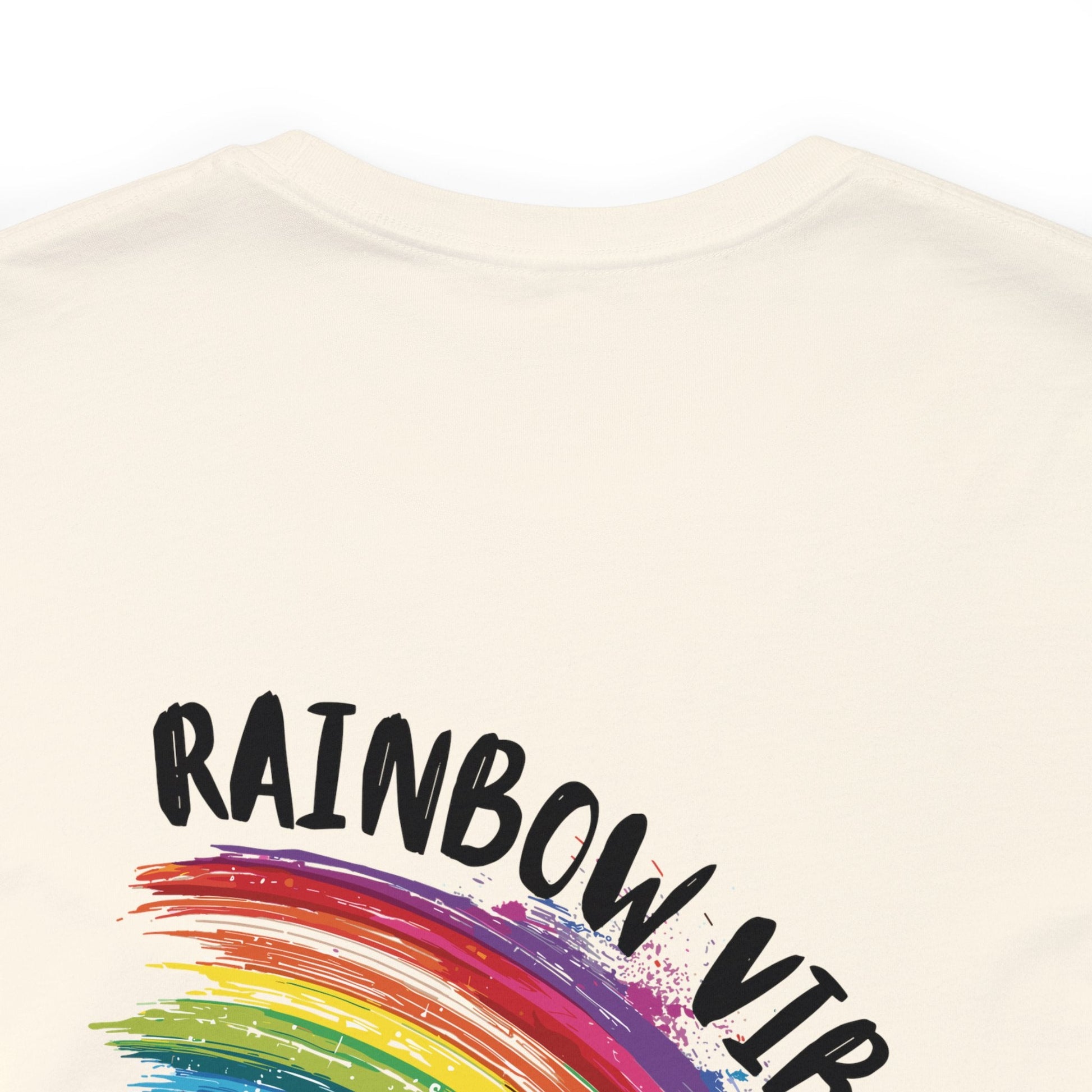 Rainbow Vibes Only - Unisex T-Shirt - T-Shirt - The Lucky Wombat