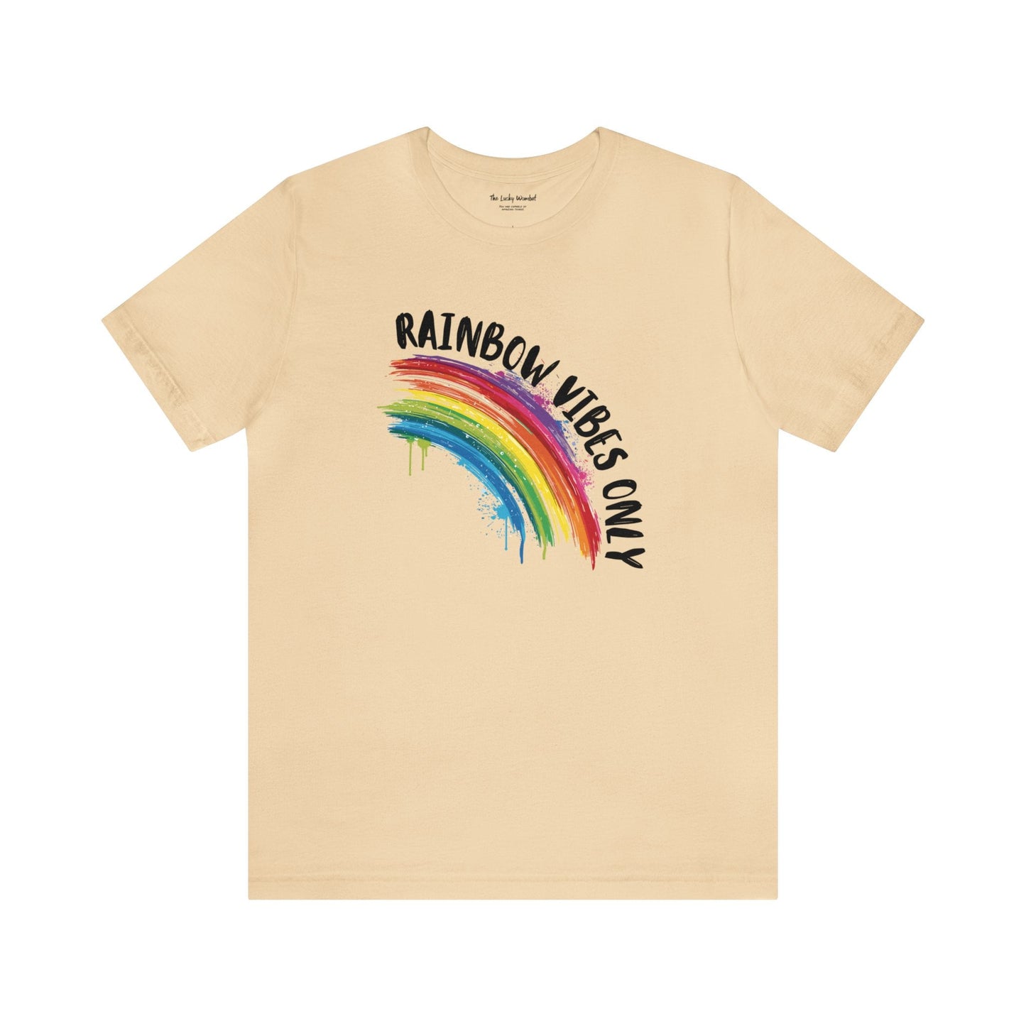 Rainbow Vibes Only - Unisex T-Shirt - T-Shirt - The Lucky Wombat