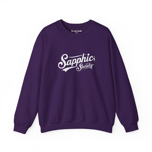 Sapphic Society Sweatshirt - Sweatshirt - The Lucky Wombat