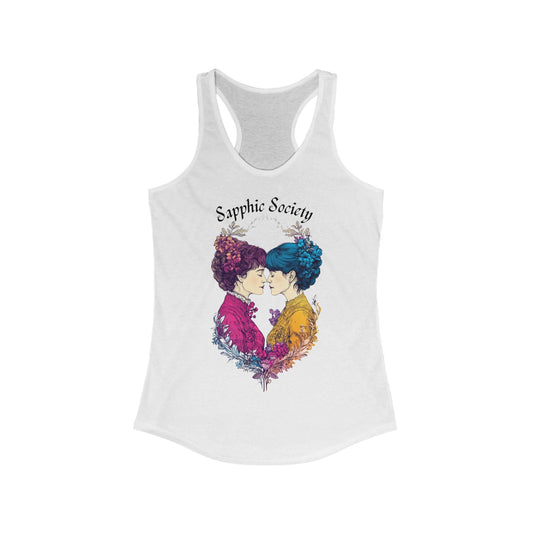 Sapphic Society Vintage - Tank Top - Tank Top - The Lucky Wombat