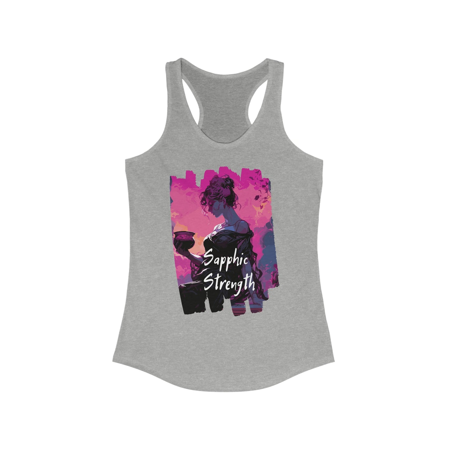 Sapphic Strength - Women's Tank Top - Tank Top - The Lucky Wombat