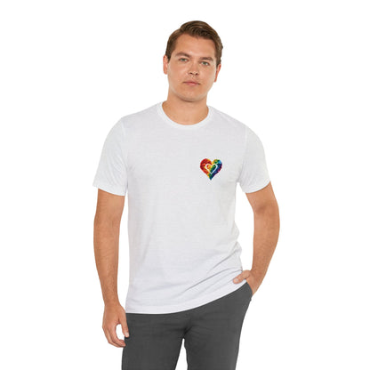 Small Polygon Heart - Unisex T-Shirt - T-Shirt - The Lucky Wombat