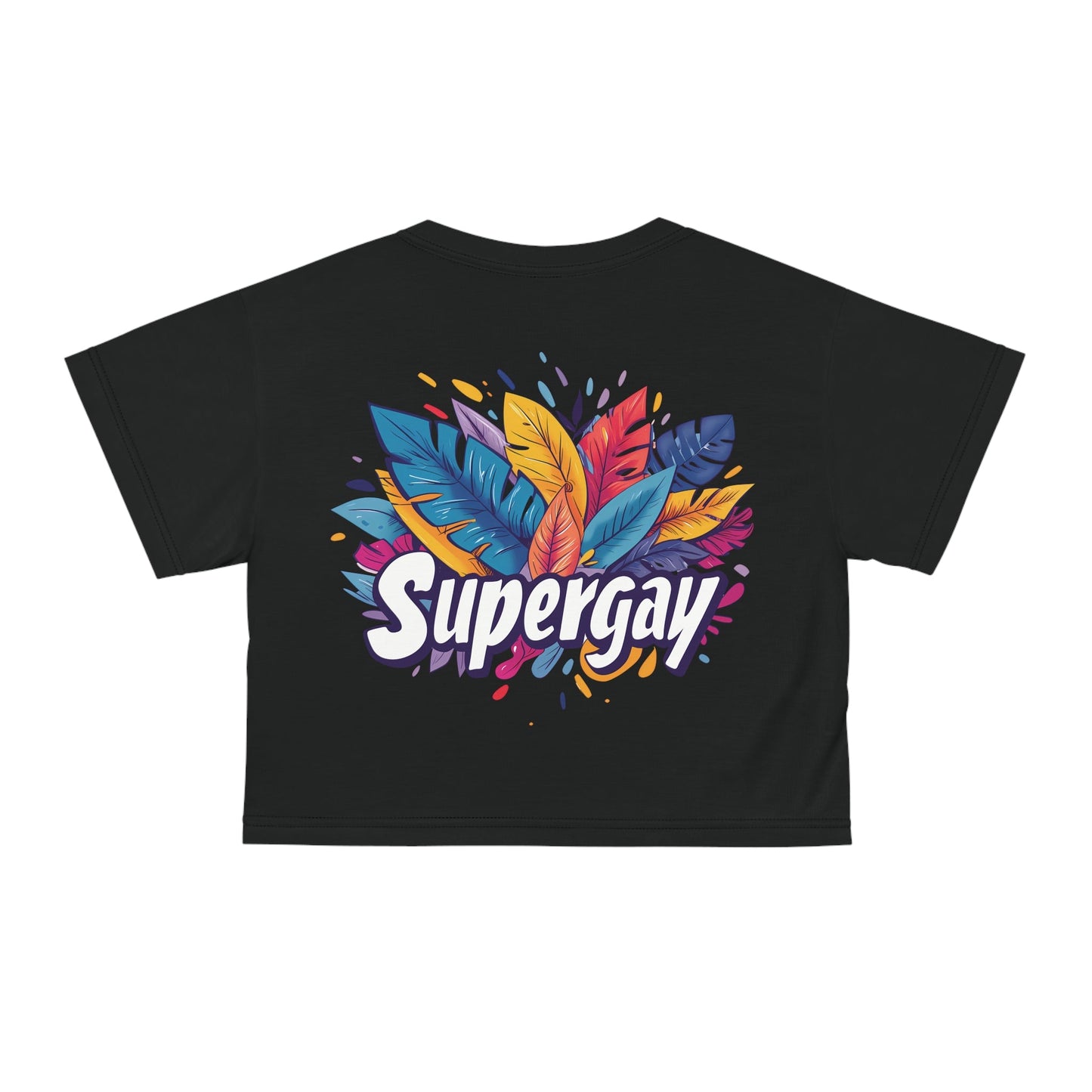 Supergay Crop Top - All Over Prints - The Lucky Wombat