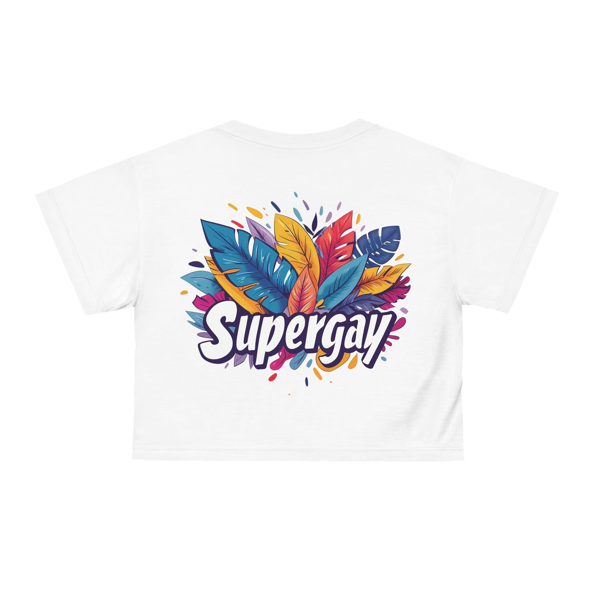 Supergay Crop Top - All Over Prints - The Lucky Wombat