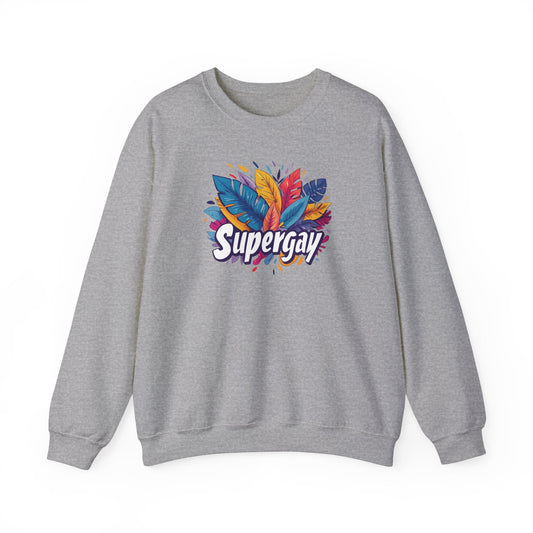 Supergay Unisex Sweatshirt - Sweatshirt - The Lucky Wombat