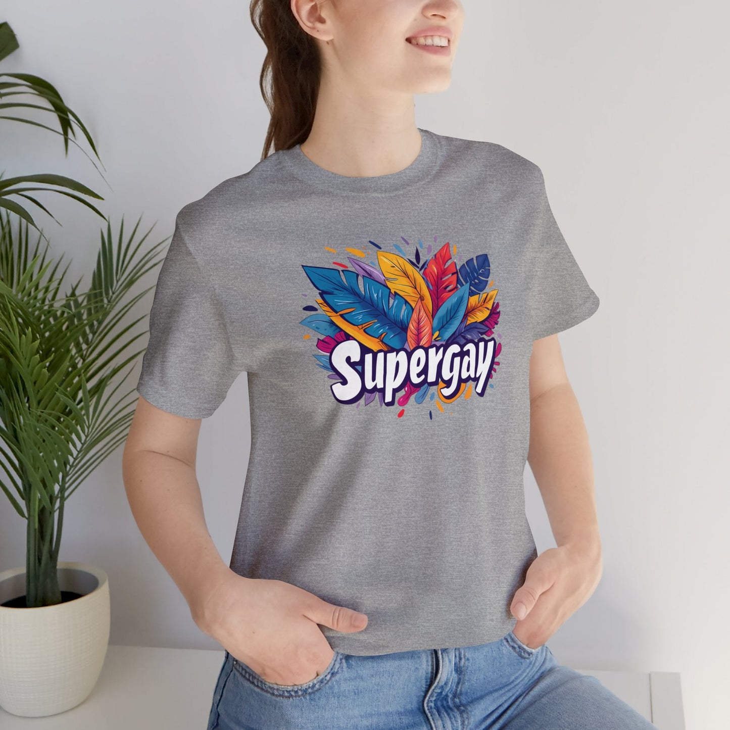 Supergay Unisex T-shirt - T-Shirt - The Lucky Wombat