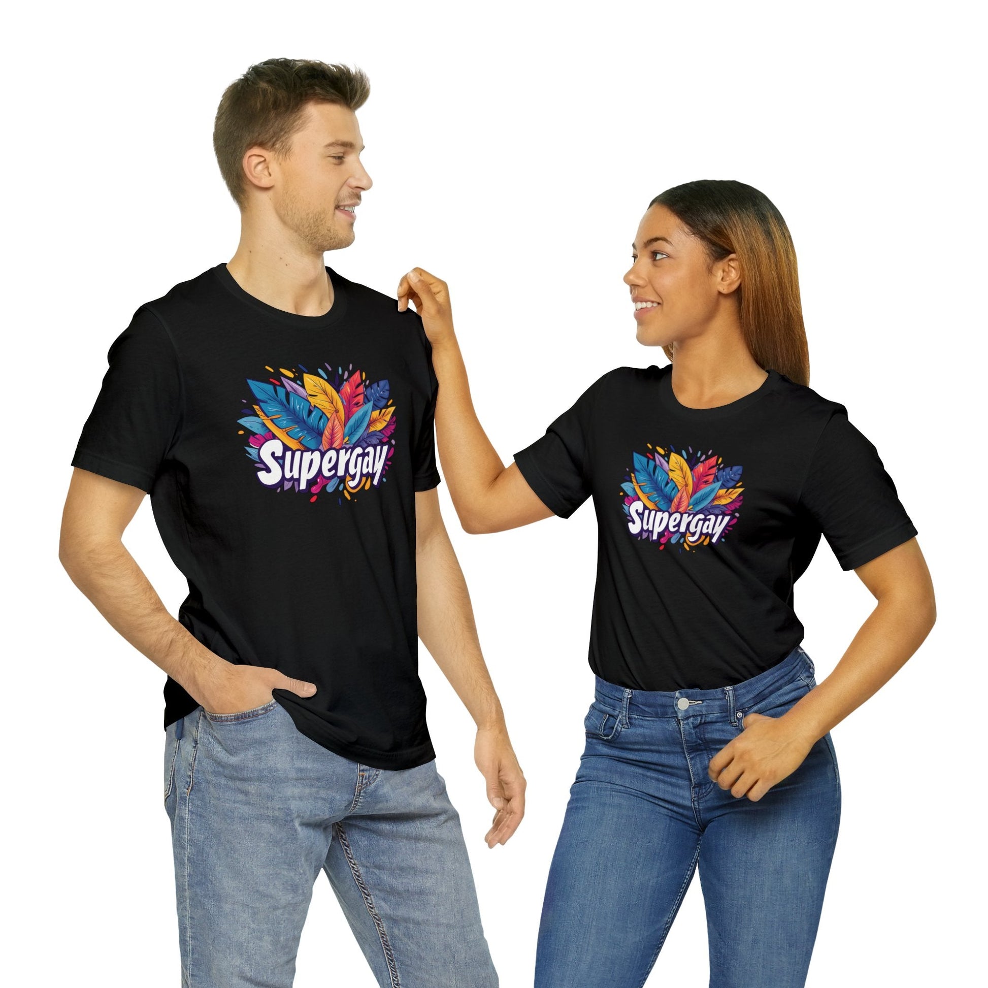 Supergay Unisex T-shirt - T-Shirt - The Lucky Wombat