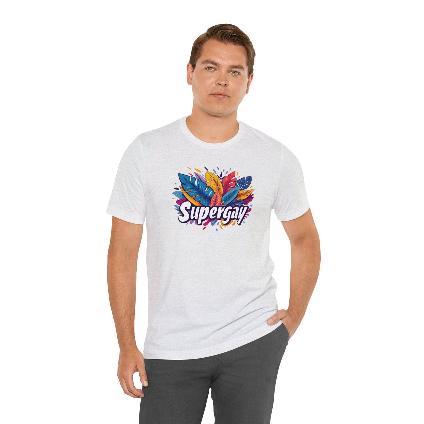 Supergay Unisex T-shirt - T-Shirt - The Lucky Wombat