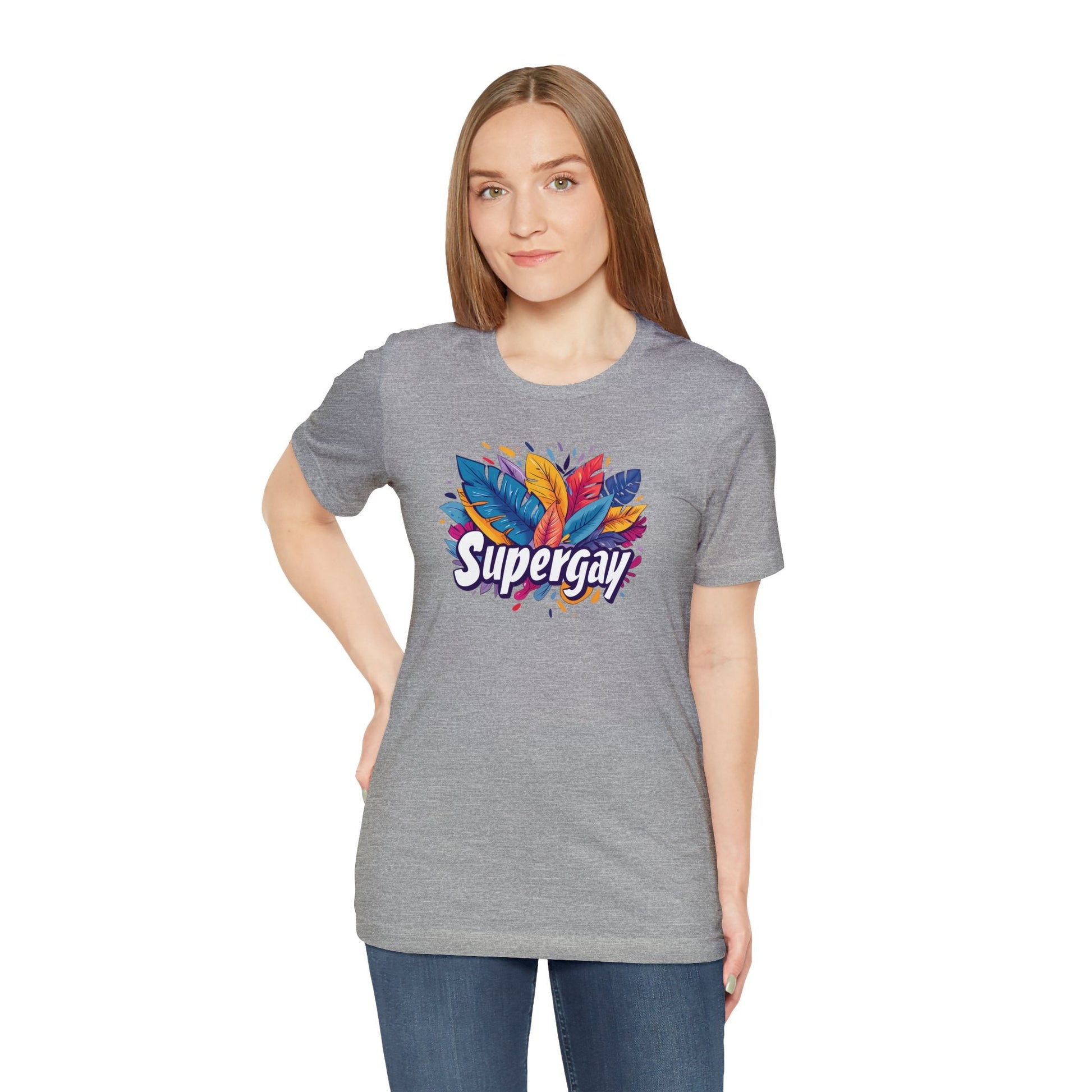 Supergay Unisex T-shirt - T-Shirt - The Lucky Wombat