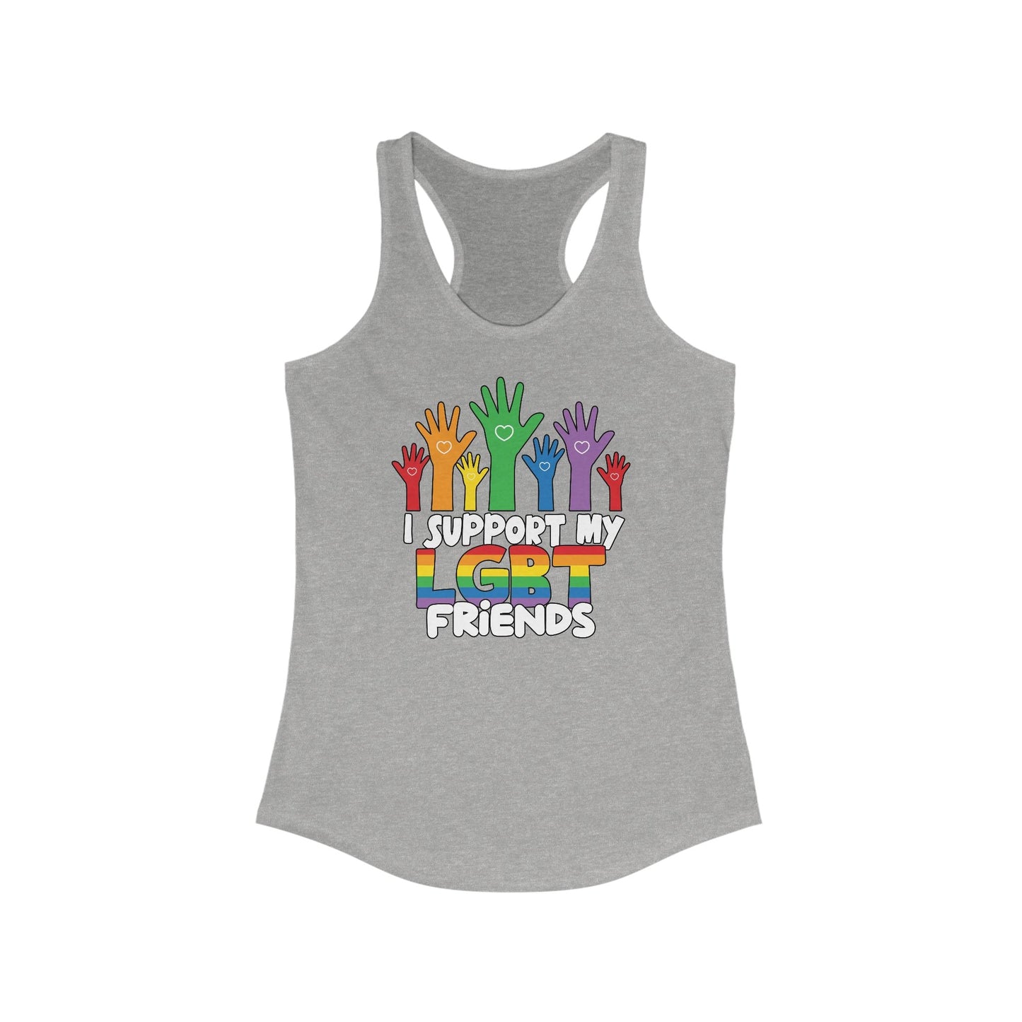 Support My LGBT Friends Tank Top - Tank Top - The Lucky Wombat