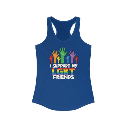 Support My LGBT Friends Tank Top - Tank Top - The Lucky Wombat