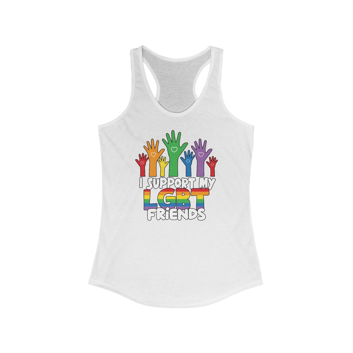 Support My LGBT Friends Tank Top - Tank Top - The Lucky Wombat