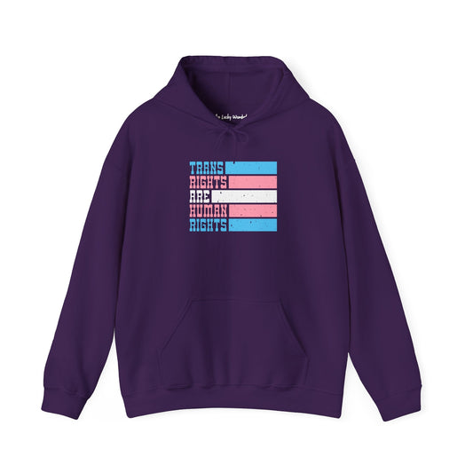 Trans Rights are Human Rights Hoodie - Hoodie - The Lucky Wombat