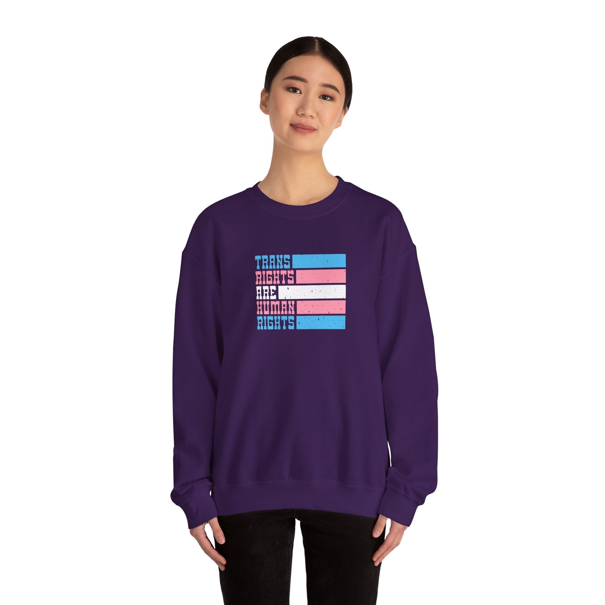 Trans Rights - Sweatshirt - Sweatshirt - The Lucky Wombat