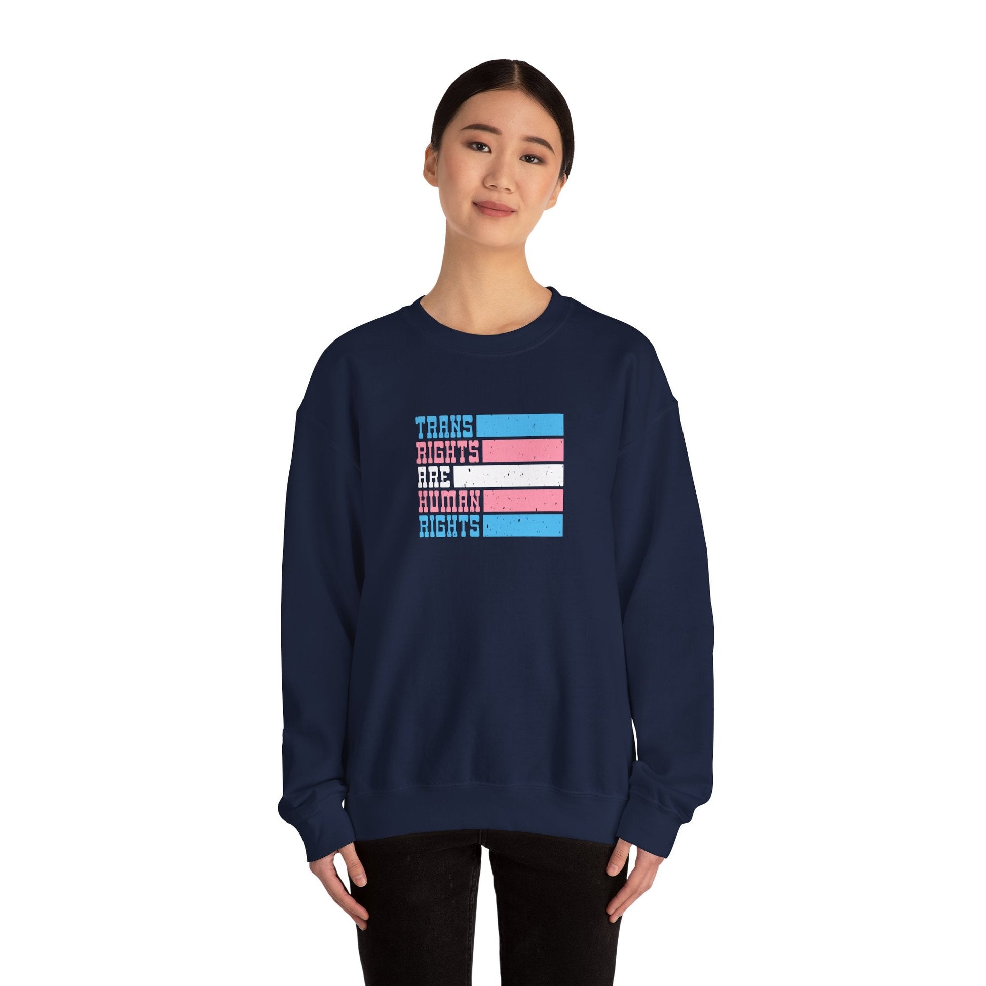 Trans Rights - Sweatshirt - Sweatshirt - The Lucky Wombat