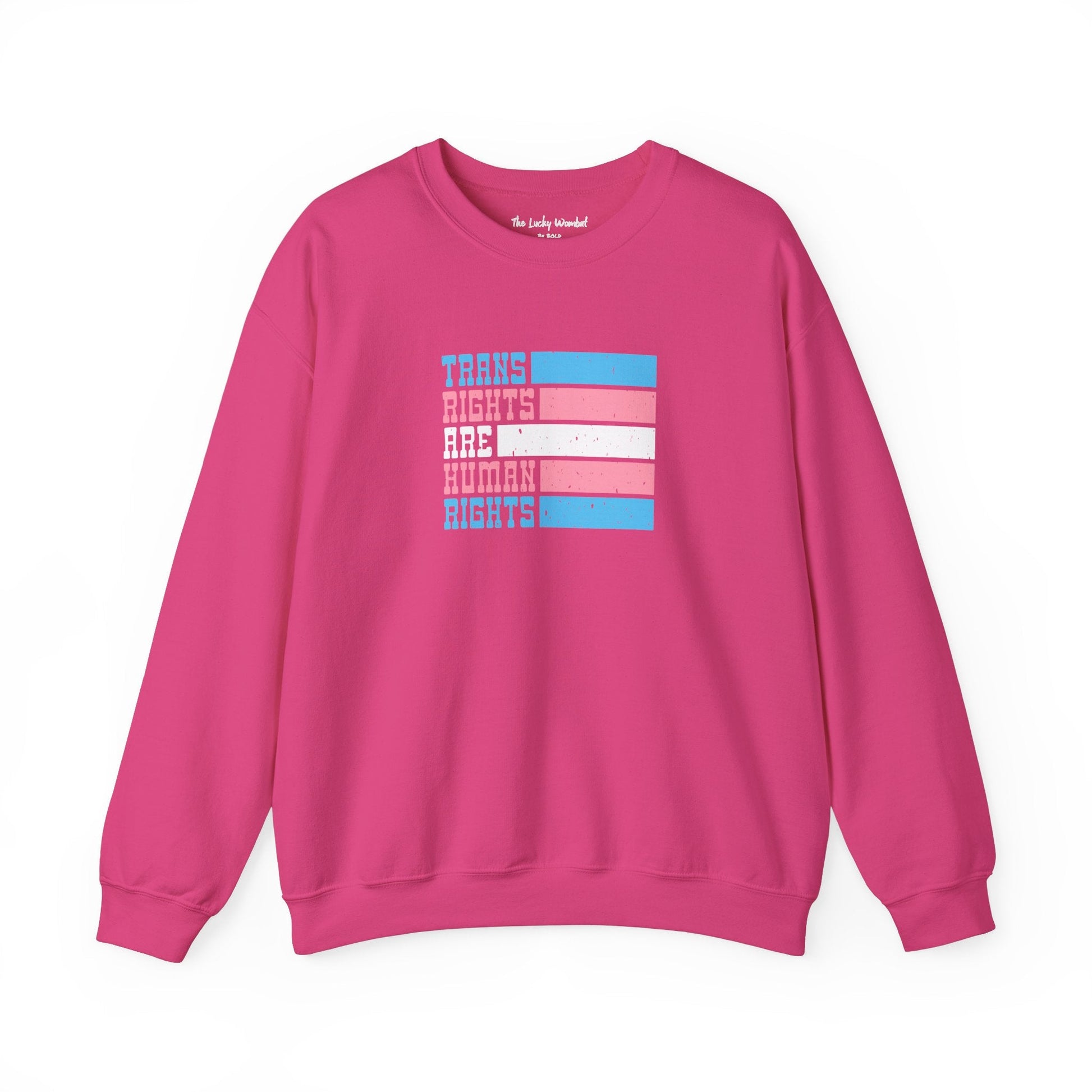 Trans Rights - Sweatshirt - Sweatshirt - The Lucky Wombat