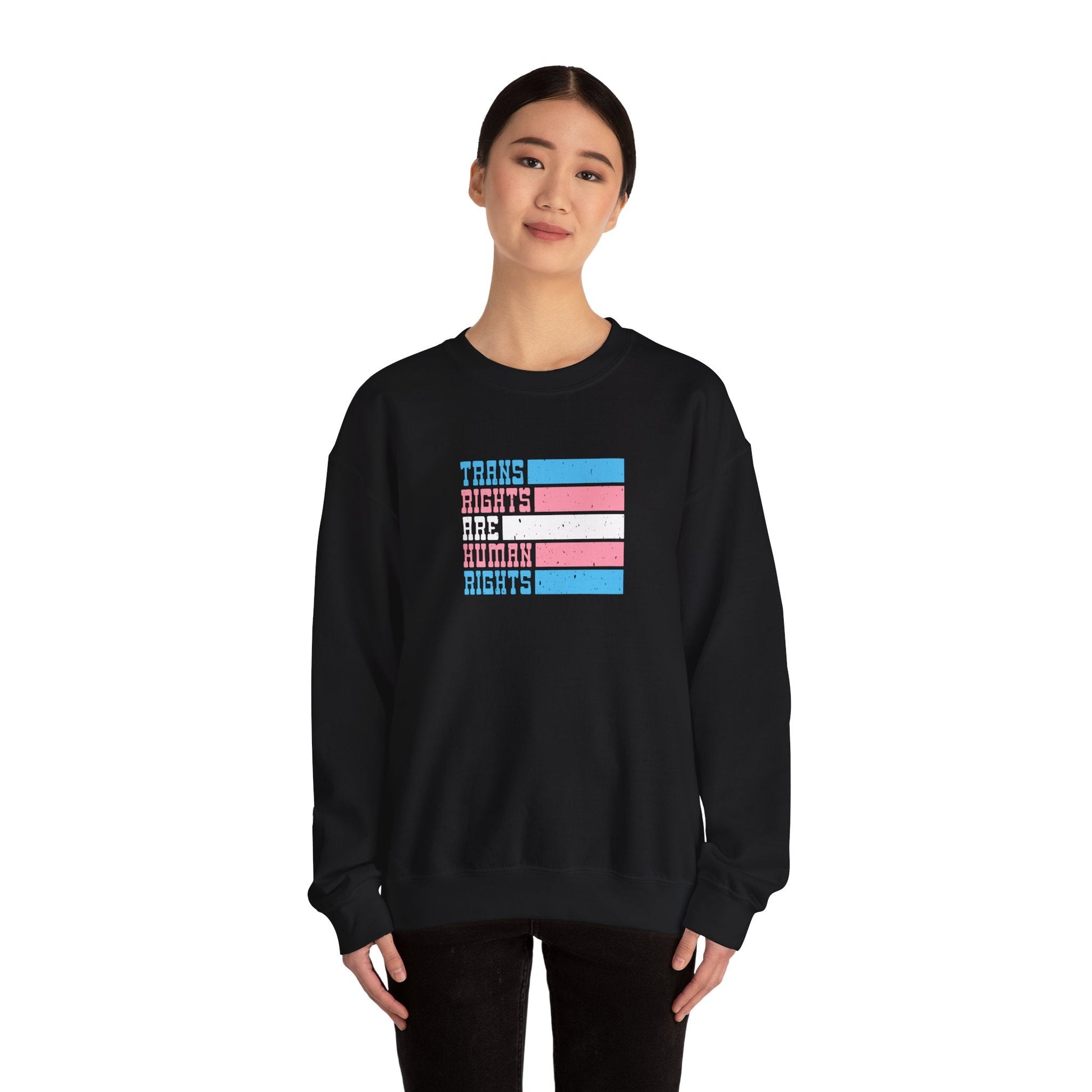 Trans Rights - Sweatshirt - Sweatshirt - The Lucky Wombat